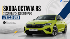 Skoda Octavia RS Second Batch Booking Opens At Rs 2.50 Lakh Skoda Octavia RS Second Batch Booking Opens At Rs 2.50 Lakh